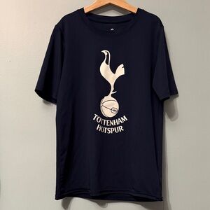 Boys M (10-12) navy Tottenham Hotspur Navy athletic T-Shirt
